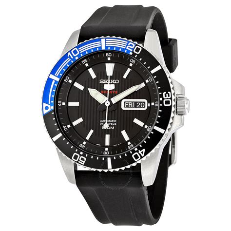 [JomaShop] SEIKO 5 Automatic Black Dial Black Rubber Men's Watch $134 + Free Shipping [Deal: $, Actual: $]